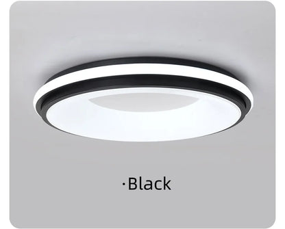 Macaron LED Ceiling Light Modern Simple Circular Remote Dimming Light Interior Decor Light