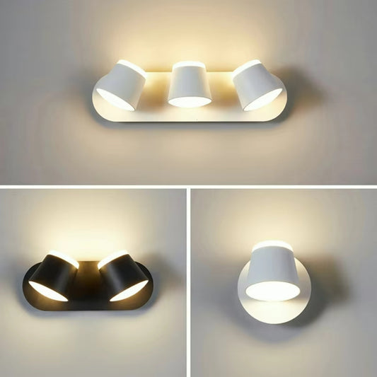 Modern Wall Sconces Led Wall Light 330 degrees swivel Up Downlight Aluminum alloy Wall Light