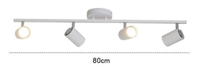 Black White Ceiling Lamp Lighting Angle adjustable Spotlights GU10 Spot Lights Bulb for Store Shop Showroom lighting New Arrival