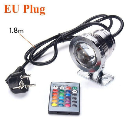 Waterproof RGB LED Flood Light Underwater Fountain Pool Pond Aquarium Spotlight Bulb Lamp Outdoor Garden AC DC  15W