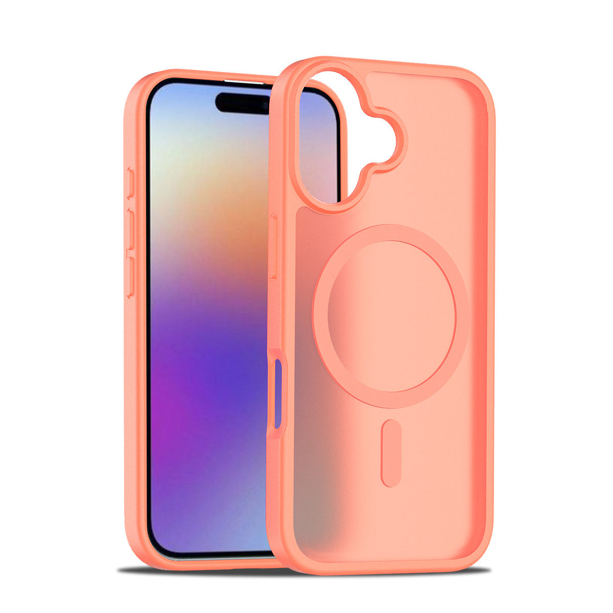 Translucent Matte Phone Case For iPhone 17 Pro Max Air 16E 15 Plus 16 Pro For Magsafe Wireless Charging Protector Cover