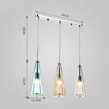 Modern Simple LED Chandelier Three Head Crystal Chandelier