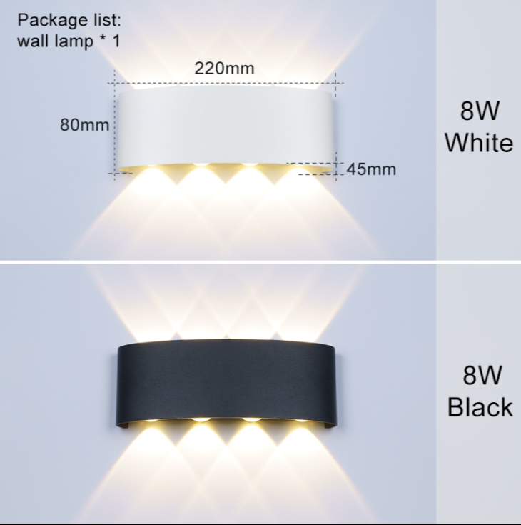 LED outdoor waterproof wall lamp led outdoor light porch light courtyard garden wall lights balconi lamp wall outdoor lighting