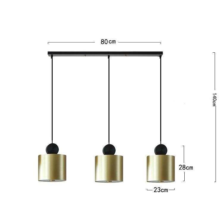 Simple Window Bedside Postmodern Style Ins Designer Restaurant Bar Creative Combination of Geometric Chandeliers