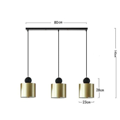 Simple Window Bedside Postmodern Style Ins Designer Restaurant Bar Creative Combination of Geometric Chandeliers