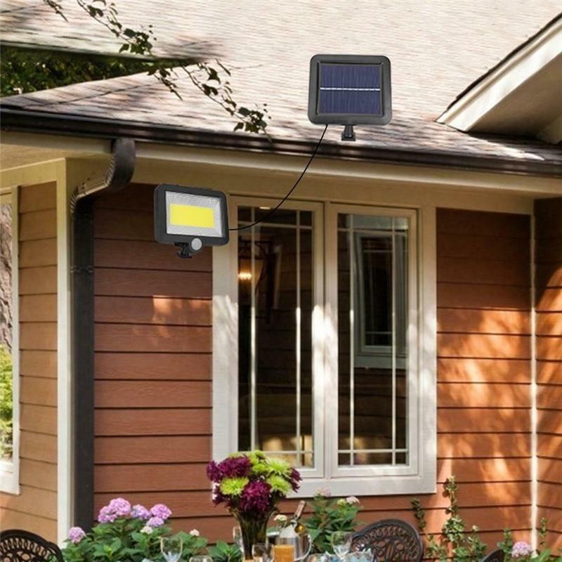 30W 100LED Solar Light Outdoor Solar Powered Sunlight For Outdoor Garden Security Night Wall Split Solar Lamp ping