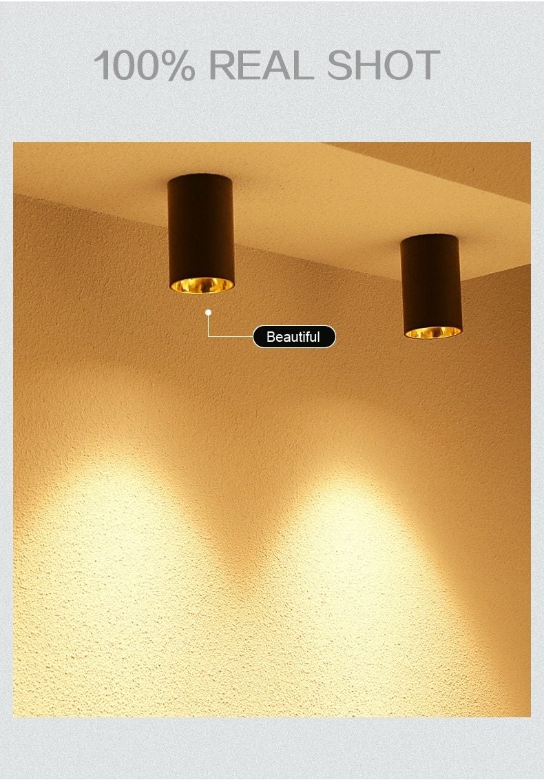 New Arrival Surface Mounted COB Downlight LED 5W 7W 10W 15W Ceiling Downlight Anti-glare illumination