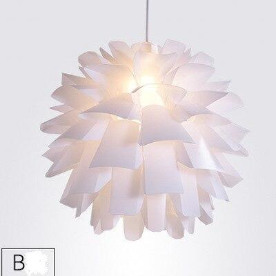 DIY Lotus  Puzzle Pendant Lamp E27 pendant light Cafe Living Room Restaurant Ceiling Room Decoration LED Hanging Lamp