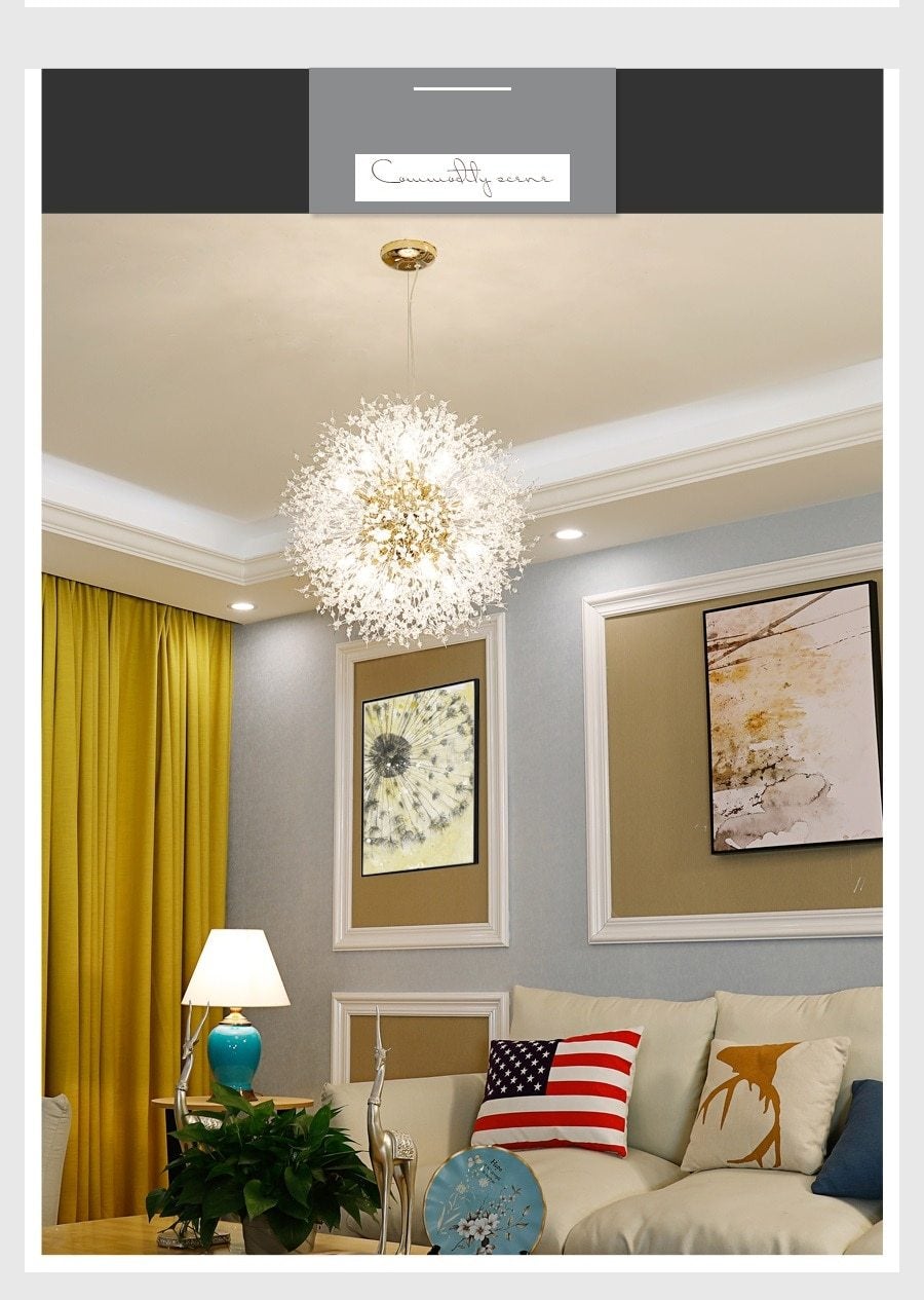 Modern Kitchen Island Pendant Light Inspiring Dandelion Dining Table Hanging Lamp Counter Suspension Lighting Fixture