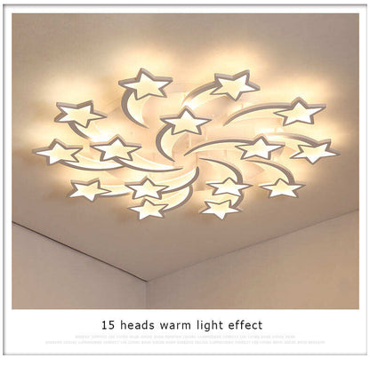 LEDs Chandelier Modern stars For Living Room Bedroom remote/APP support Home design chandelier  model   ICFW1913
