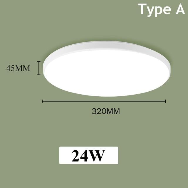 Led Ceiling Lights Modern Leds Ceiling Lamp Light Fixtures Round Panel Lamps 12W 24W For Living Room Kitchen