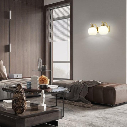 Nordic Living Room Background Wall Bedroom Copper Wall Lamp