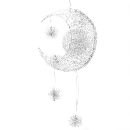 Ceiling Lamps Modern Pendant LED Moon Star Chandelier Children Bedroom Hanging Lamp Christmas Decorations For home Fixture Light