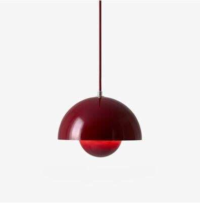 Restaurant Chandelier Creative Simple Office Clothing Shop Coffee Shop Bar Creative Color Flower Bud Led Pendant Lamp