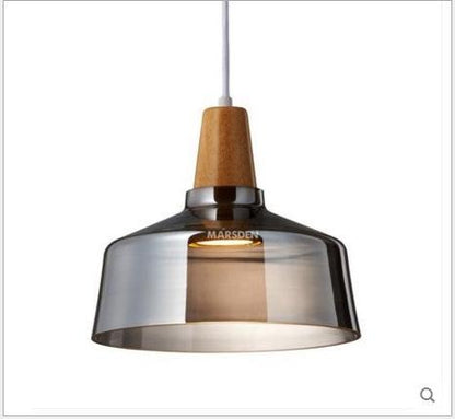 Modern Wood Art Creative Personality Bedroom Bedside Chandelier Fashion LOFT Restaurant Bar Carat Glass Chandelier