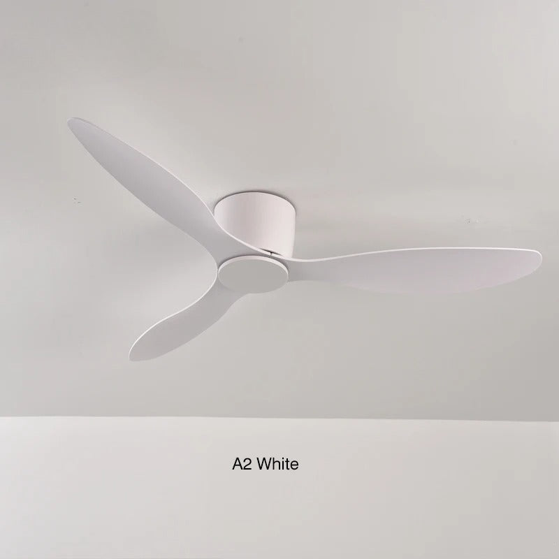 Modern Ceiling Fan Without Lights DC Motor Low Floor Loft Remote Control Simple Decorative Fan No Light Low Floor Loft