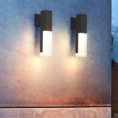 Outdoor Motion Sensor LED Wall Lamp Waterproof Garden Porch Wall Sconces Villa Hotel Courtyard Aisle Corridor Wall Lamp