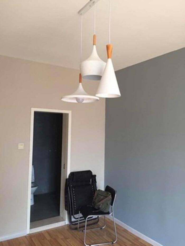 Nordic Creative Bar Loft Pendant Lights Cafe Restaurant Bedroom Multicolor Aluminum Lamp Shade Wood Hanging Lamp Family Lighting