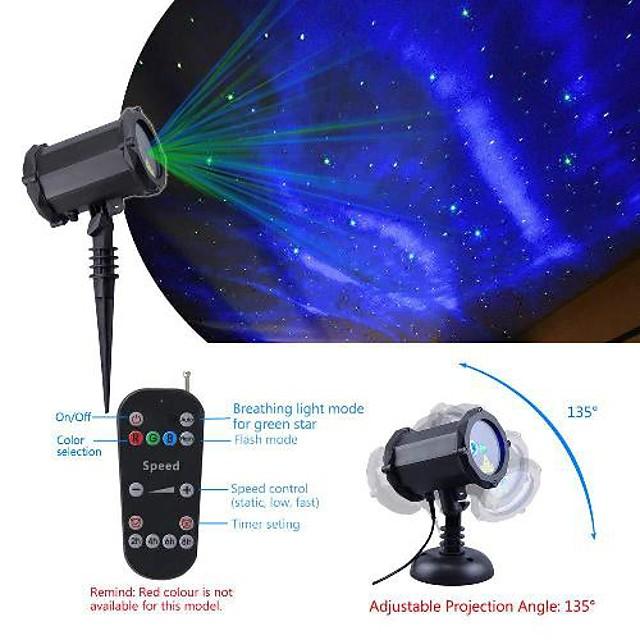 1pcs x-37p-d garden laser lights projector 18 festive designs for christmas halloween blue green red 3 color waterproof laser projector
