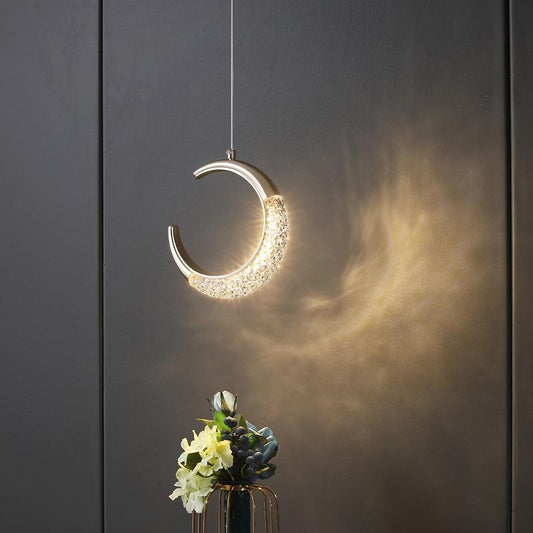 Bedside Chandelier Bedroom Warm Long-line Single-headed Small Chandelier