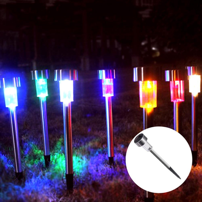 Lawn Light Led Garden Lamp Solar Garden Light Stainless Waterproof  Steel Solar Lamp for Garden Lights Outdoor Path Light