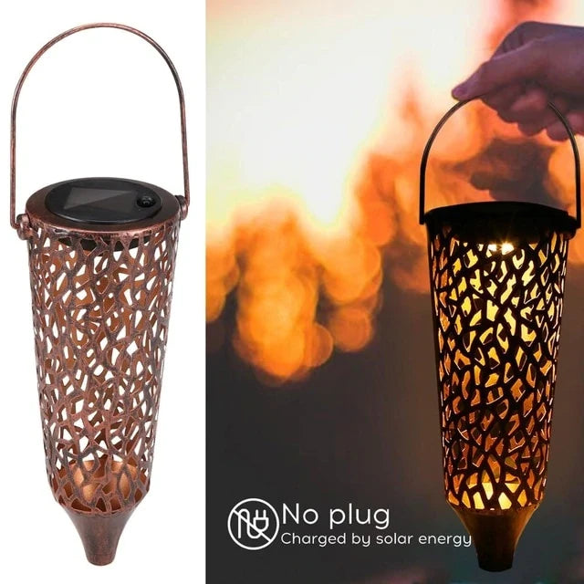 Waterproof solar garden light  LED Lantern Hanging Outdoor solar Lamp Olive Shape Sensitive Sensor Control Solar Powered lamp