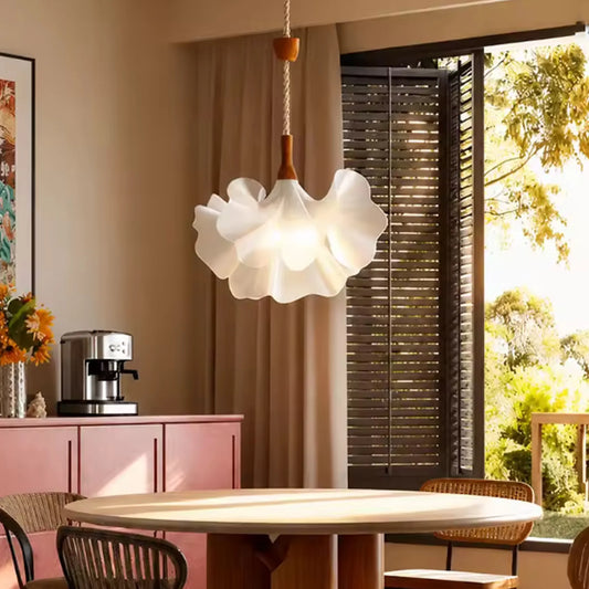 Flower Shaped Pendant Light Modern Minimalist Chandelier for Dining Room Living Room Bedroom Cafe Decor