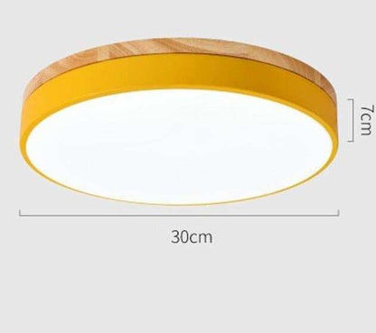 LED Ceiling Lamp Round 5cm Super Thin Surface Mounted Ceiling Light Living Room Bedroom Kitchen Macaroon Ceiling Hotel Lighting