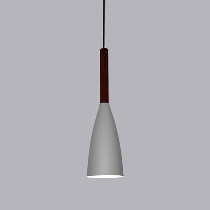 Nordic Minimalism Droplight E27 Aluminum Wood Pendant Lights, Home Restaurant Decor Lighting Lamp And Bar Showcase Spot Light