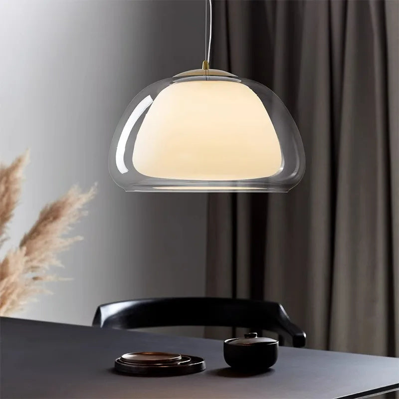 Modern LED Glass Pendant Light Designer Jelly Pendant Lamp For Living Room Kitchen Restaurant Simple Dining Table Hanging Light