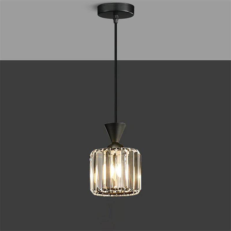 Modern Crystal Pendant Light Luxury Ceiling Chandelier Hanging Lamp for Dining Living Room Bedroom Shop Bar Cafe Drop Home Decor