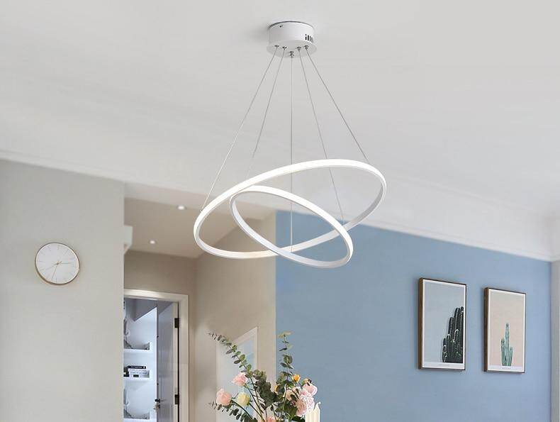 Modern LED Pendant Lights For Kitchen Dining Room Lustre Pendente Hanging Ceiling Lamp Deco Maison Halat Avize AC90-260v