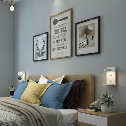 Wall Lamp Bedroom Bedside Lamp Living Room Background Wall Simple Creative Wiring-free LED Strip Usb Mobile Phone Charging