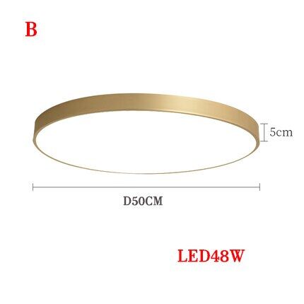 Modern atmosphere light luxury ultra thin ceiling lamp bedroom living room kitchen dining room ceiling lamp
