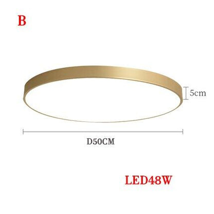 Modern atmosphere light luxury ultra thin ceiling lamp bedroom living room kitchen dining room ceiling lamp