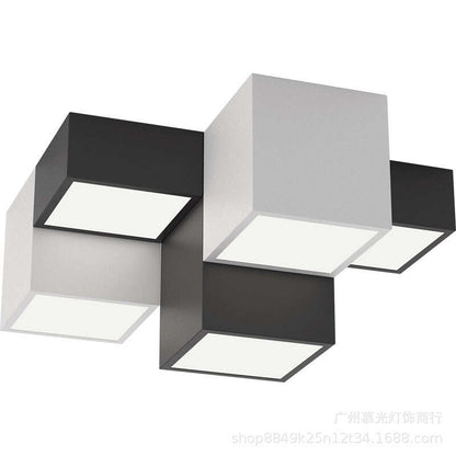 Modern Minimalist Living Room Lamp with No Main Lamp Lighting Creative Combination Ceiling Lamp