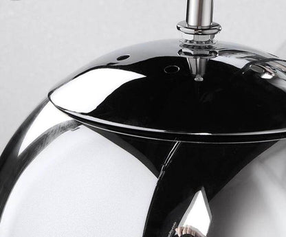 Modern Pendant Lights Silver Mirror Ball Hanglamp Globe Glass Led Lamp Kitchen Living Room Bedroom Home Suspension Luminaire