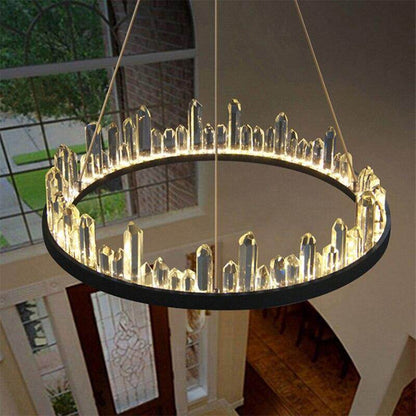Modern Chandelier Lustre LED Living Room Crystal Lamp Hotel Villa Exhibition Hall Art Decoration LED Crystal Chandeliers Pendant