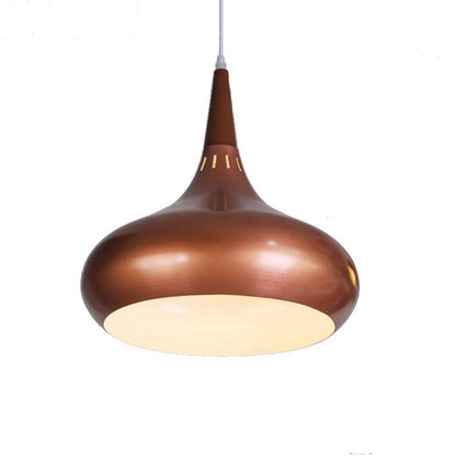 Nordic Single-headed Wooden Dining Chandelier Personality Creativity Macaroon Color Balcony Hollow Chandelier