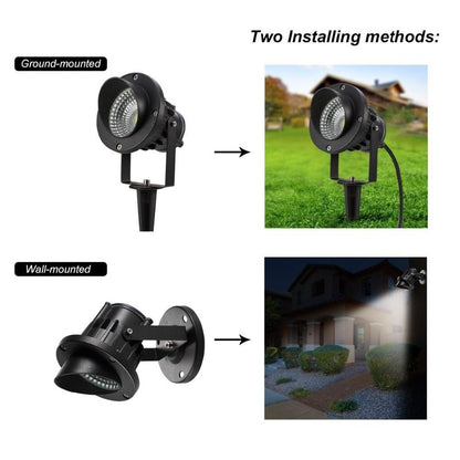 Outdoor Garden Lamp LED Lawn Light 3W 5W 10W COB LED Spike Lamp Waterproof IP65 Pond Path Landscape Spot Lights Bulbs