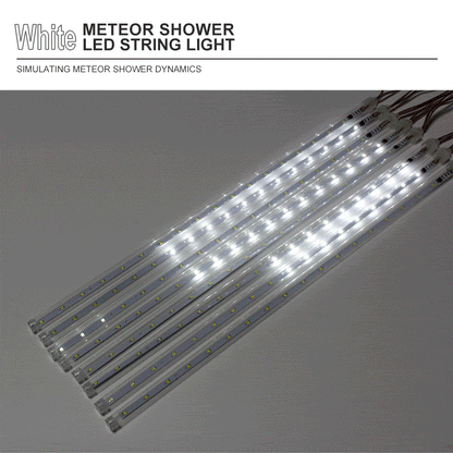 30cm 50cm 8 Tubes Waterproof Meteor Shower Rain LED String Lights Outdoor Christmas Decoration for Home Tree EU/US Plug