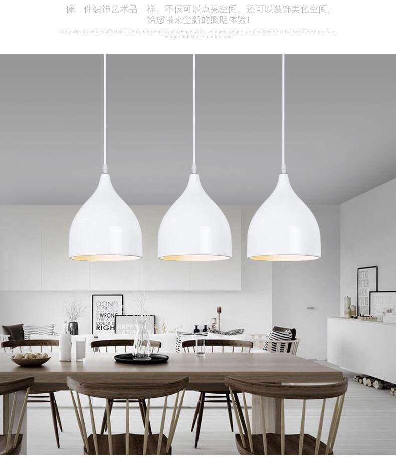 Modern Pendant Ceiling Lamps Dining Table Lustre Pendant Lights Loft Lamp Hanglamp Nordic Hanging Kitchen Light Fixture