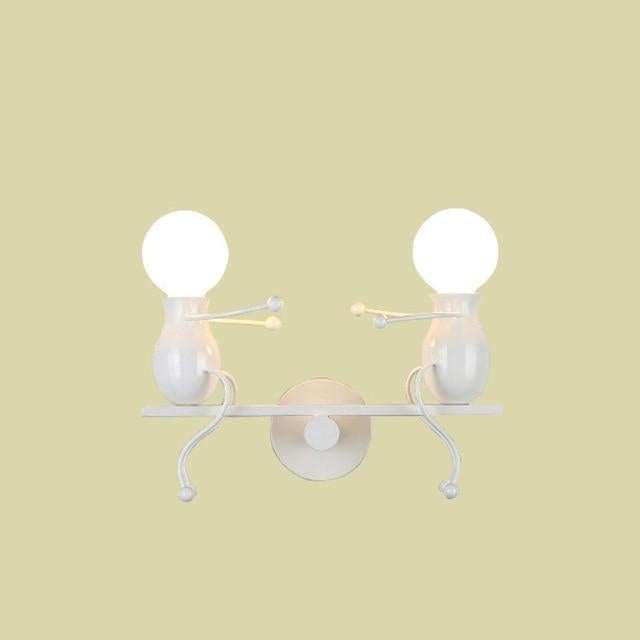Wall lightchandelier wall lamp lights LED lamp Creative Mounted Iron Bedside Sconce Lamp for Kids Baby Room Living RoomDining ro