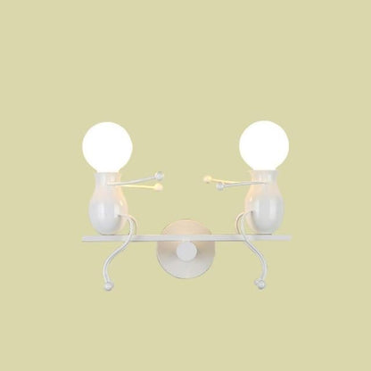 Wall lightchandelier wall lamp lights LED lamp Creative Mounted Iron Bedside Sconce Lamp for Kids Baby Room Living RoomDining ro