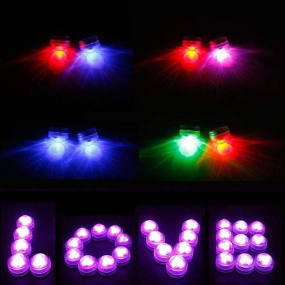 Waterproof SMD3528 Submersible LED Lights RGB Underwater Night Lamp Wedding Tea Light Vase Bowl Party Christmas Decoration light