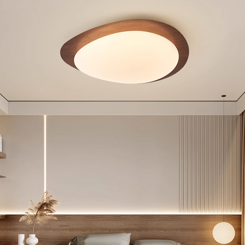 Bedroom Light Nordic Original Wood Grain Color Ceiling Light Modern Creative LED Lighting