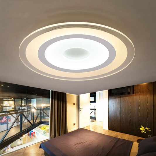 New Circle Indoor Lighting Modern LED Ceiling Lights for Living Room Bedroom Lamp lamparas De Techo Abajur Ceiling Lamp Fixtures