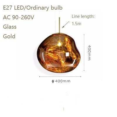 Modern Novelty Art Deco Glass Pendant Light LED E27 With 3 Colors For Living Room Bedroom Restaurant Kitchen Cafe Hotel Office