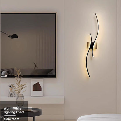 Indoor LED Wall Lamps for TV Background Corridor Aluminum LED Wall Lights Wall Sconce Lighting