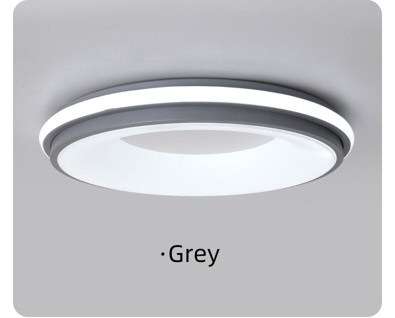Nordic LED Ceiling Light Originality Macaron Circular Color Modern Ceiling Lamp Balcony Bedroom Study Room Aisles Home Lighting